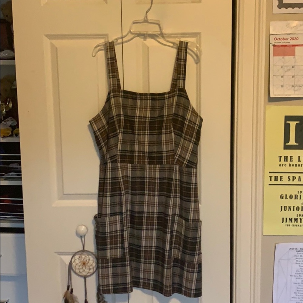 cotton overall dress